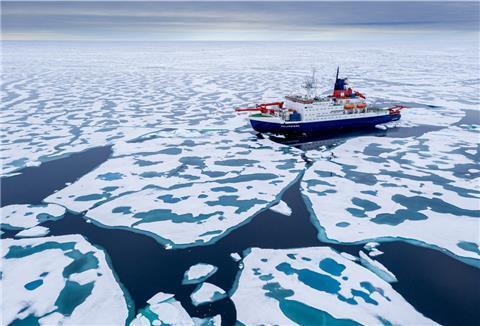 Direkt von der „Polarstern“ aus der Arktis zu berichten - damit konnte das Alfred-Wegener-Institut beim BdKom Award punkten.