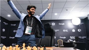Dommaraju Gukesh krönt sich mit 18 Jahren zum jüngsten Schach-Weltmeister.