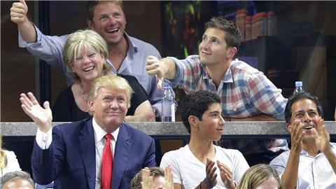 Donald Trump hat die US Open früher regelmäßig besucht - aber noch nie als Präsident. (Archiv-Foto)