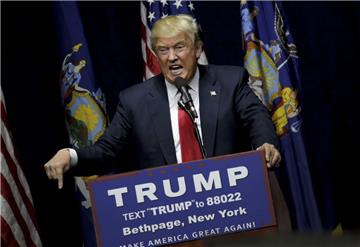 Donald Trump siegte auch bei den US-Vorwahlen der Republikaner in New York. 