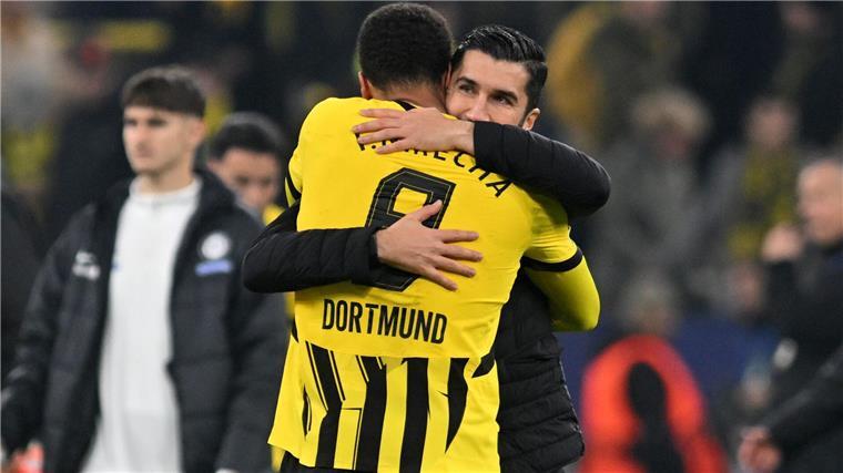 Dortmunds Trainer Sahin wirkt erleichtert