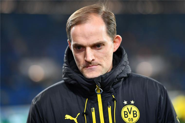 Dortmunds Trainer Thomas Tuchel ist nicht zufrieden mit dem Ergebnis.