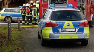 Dramatischer Einsatz für Polizei und Feuerwehr in Hemmoor. 