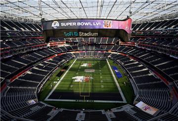 Drei Milliarden Dollar kostete das neue Stadion in Los Angeles, in dem der 56. Super Bowl zwischen den Rams und den Bengals ausgetragen wird.