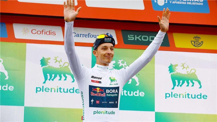 Dauphiné: Lipowitz als Gesamtzweiter in die Berge Dürfte auch bald erstmals bei der Tour de France am Start stehen: Florian Lipowitz.
