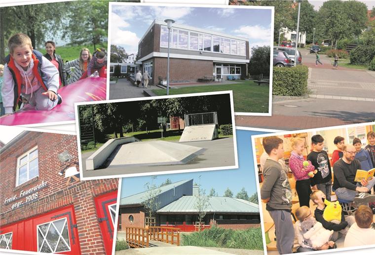 Durch das Programm Soziale Stadt hat sich in Einswarden vieles positiv entwickelt. Unsere Collage zeigt eine kleine Auswahl dessen, was geleistet worden ist.