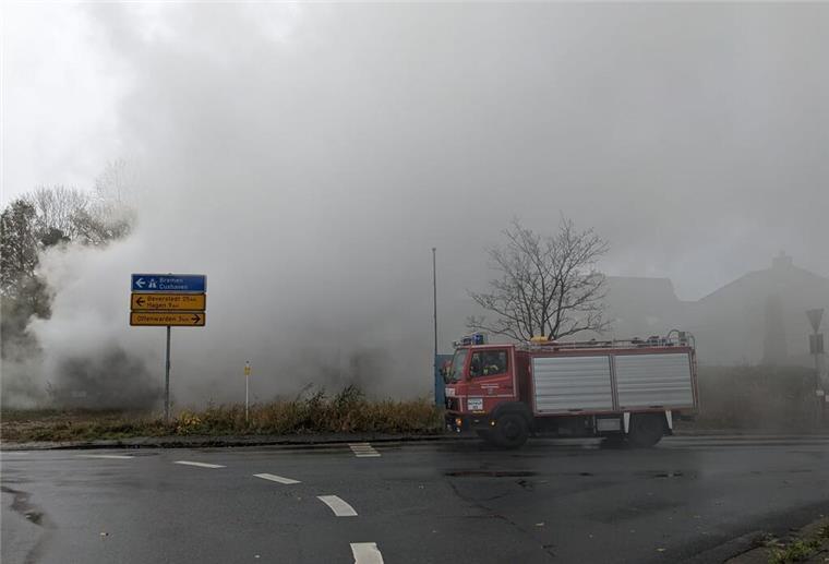 Durch das schnelle Eingreifen der Feuerwehr konnte der Schaden am Gebäude klein gehalten werden.