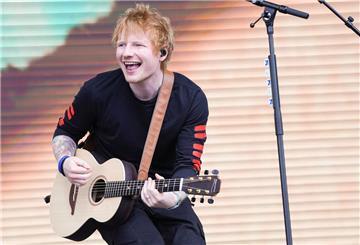Ed Sheeran ist ein Megastar. Vor seinem Hurricane-Auftritt hat er sich offensichtlich in der Natur entspannt.