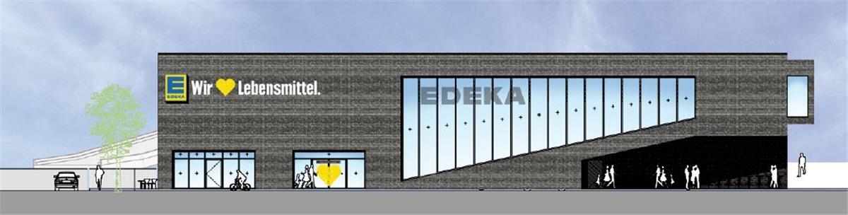 Edeka baut einen Supermarkt auf dem ehemaligen Kistner-Gelände.