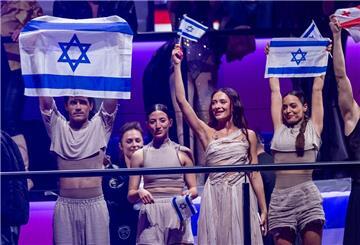 Eden Golan (2.v.r.) wurde vom Publikum ins ESC-Finale gewählt.