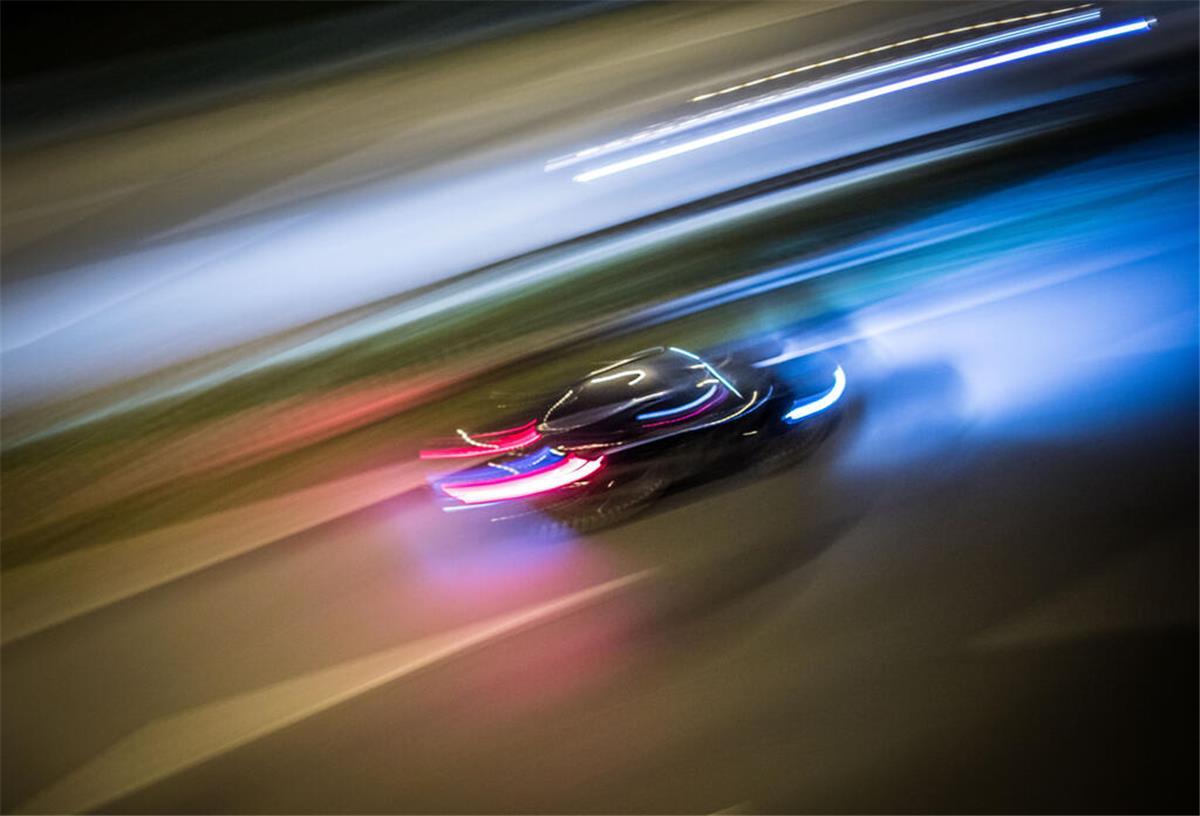 Polizei Auto schnell