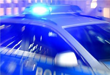 Blaulicht auf Polizeiauto
