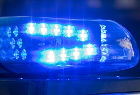 Blaulicht auf Polizeiauto