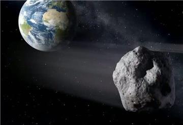 Ein Asteroid wird vom 29. September bis zum 25. November auf einer hufeisenförmigen Bahn die Erde begleiten. (Illustration)