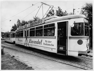 Ein Bild aus dem August 1967. Die VGB stellte damals auf der Linie 2 ihre neuen ...