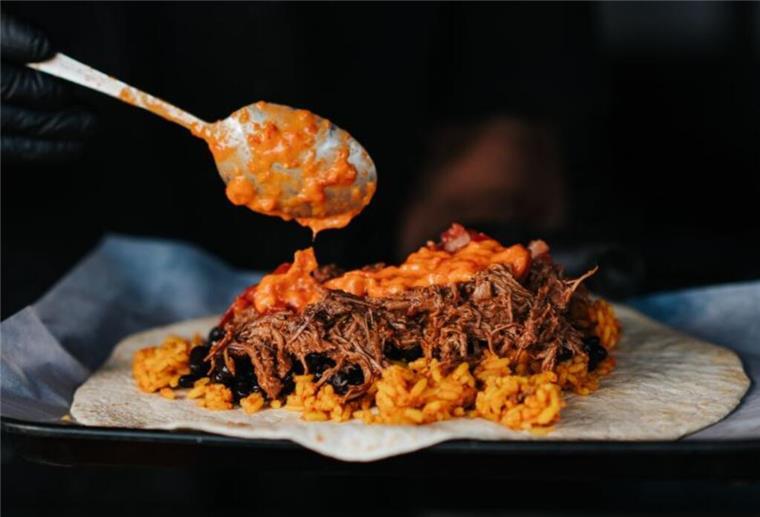 Ein Burrito zum Reinbeißen.