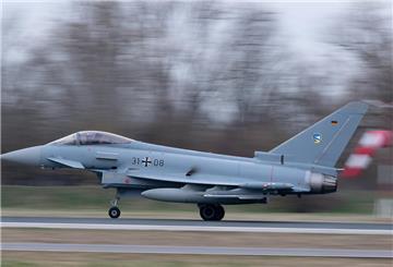 Ein Eurofighter.