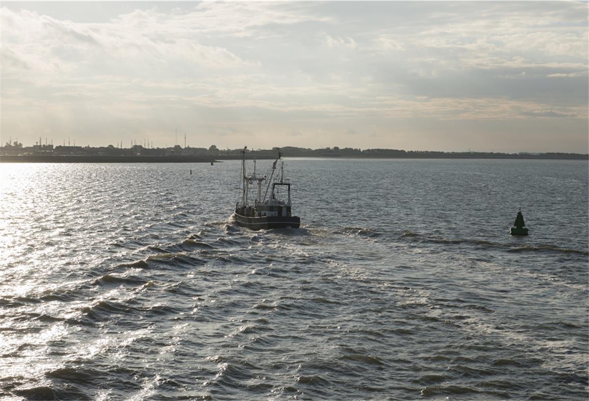 Ein Fischkutter auf der Nordsee. Greenpeace kritisiert den Zustand der Meere und der Fischbestände.