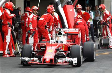 Ein guter Tag für Sebastian Vettel und sein Team: Er startet beim Großen Preis von Russland von der Pole Position. 