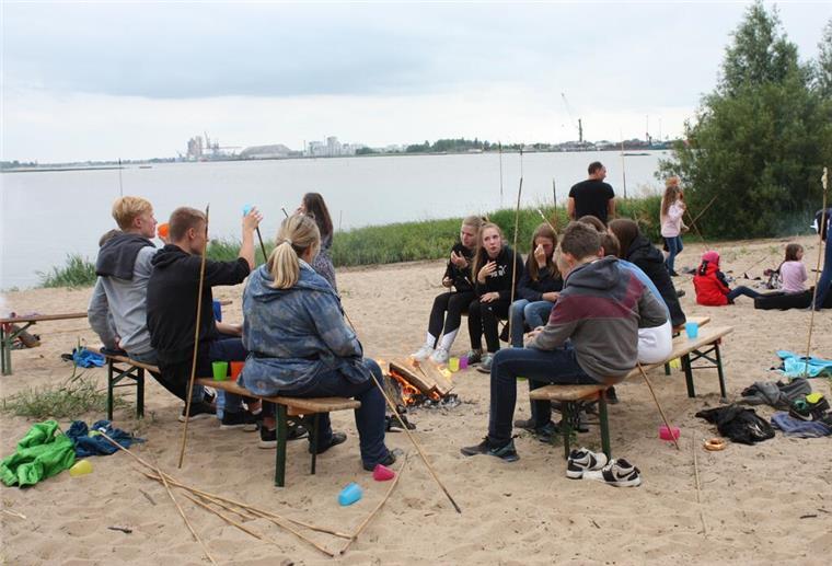 Lagerfeuer am Strand