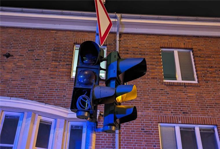 Bauernproteste mal anders: Lkw beschädigt Ampel Ein Lkw hat bei den Bauernprotesten am Freitag eine Ampel beschädigt. Das war natürlich nicht gewollt, doch der Symbolcharakter ist wohl nicht zu leugnen.
