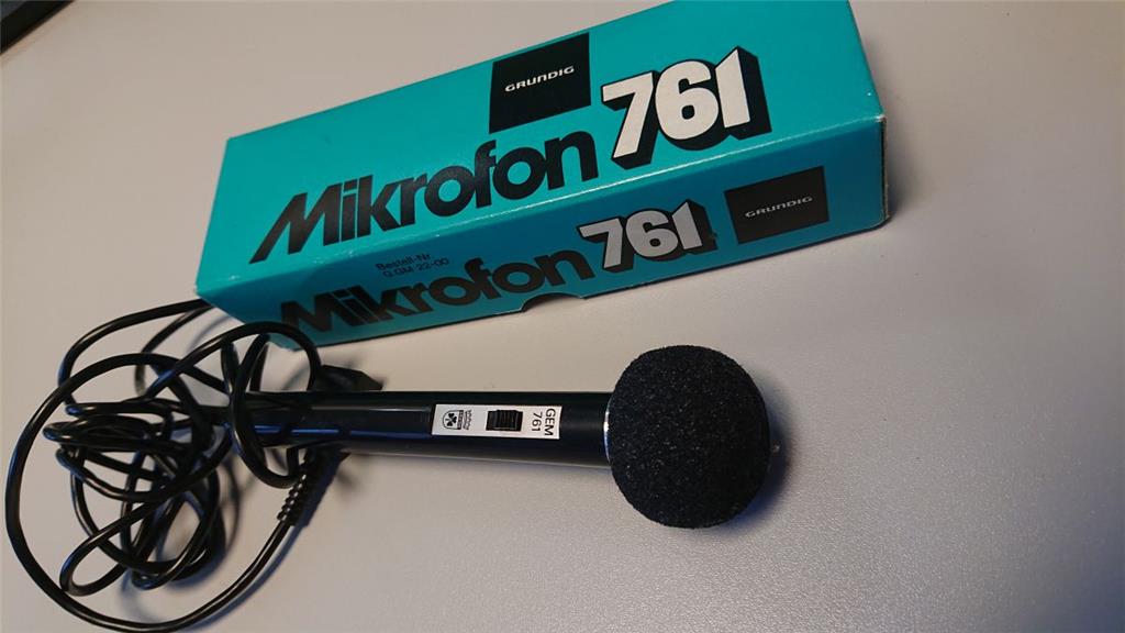 Ein Mikrofon aus alten Zeiten.