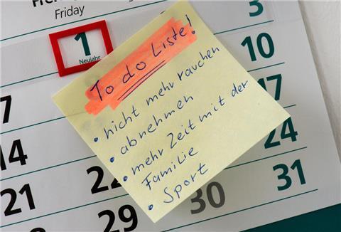 Zettel mit Text