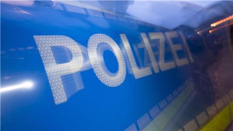 Ein Polizeiwagen.