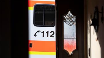Ein Rettungswagen im Einsatz.