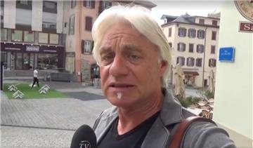 Ein trauriger EM-Reporter: Wolfgang Stephan findet in Évian kein Public Viewing.