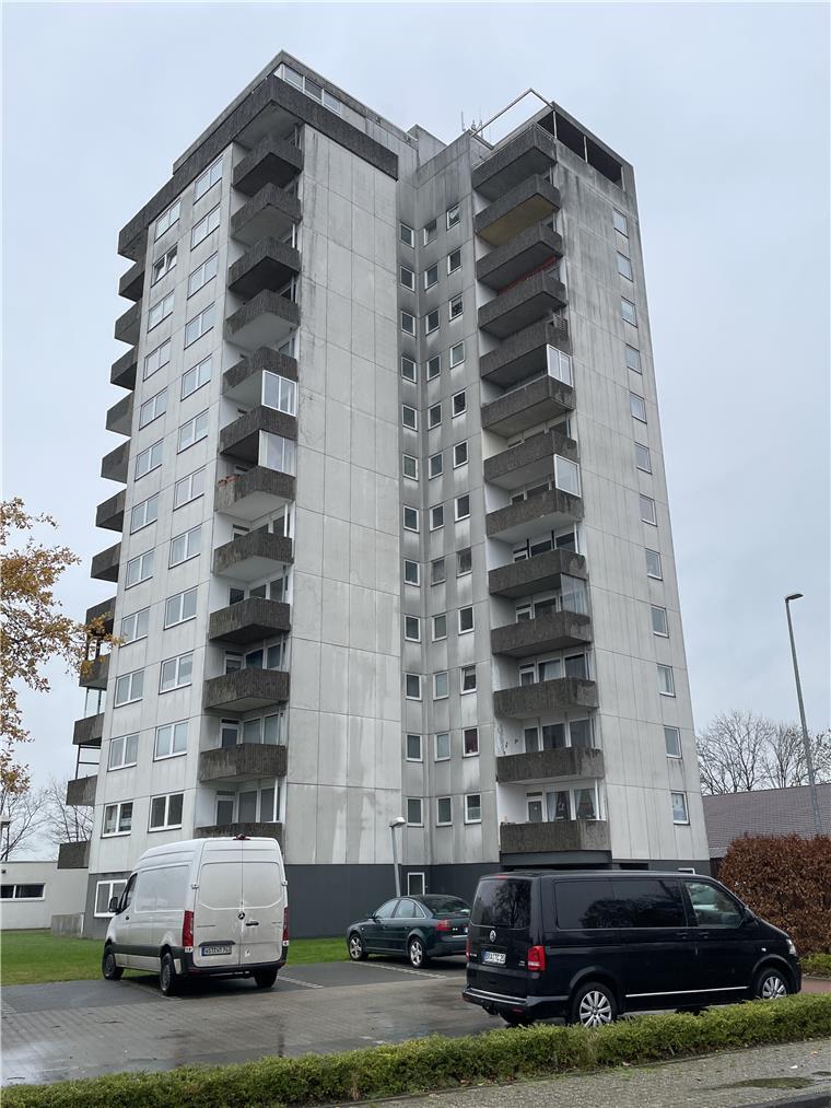 Ein wahrhaft herausragendes Gebäude: das Nordenhamer Hochhaus.