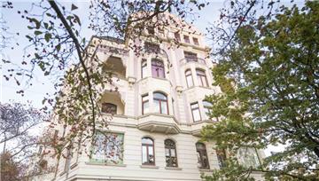 Ein Wohnhaus in Bremerhaven.