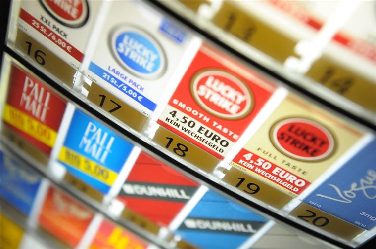 Ein Zigarettenautomat (Symbolfoto) wurde in Hagen gesprengt.