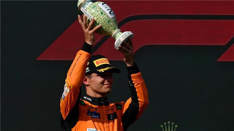 Kampf gegen Wüterich Verstappen: Norris braucht jeden Punkt Ein zweiter Platz, der Lando Norris am Ende der Saison womöglich weh tut.