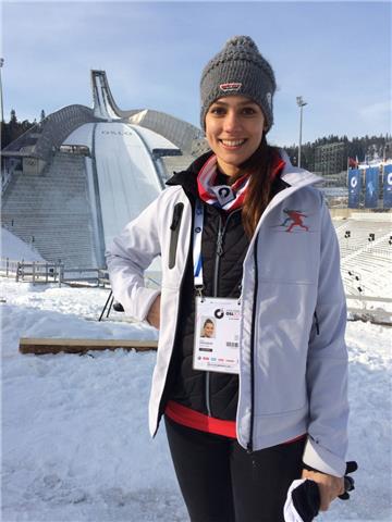 Einblicke in eine andere Welt: Jasna Wiedemeier hat bei der Biathlon-WM in Oslo viele Athleten kennengelernt. Foto privat