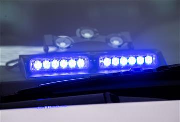 Blaulicht eines Polizeiautos