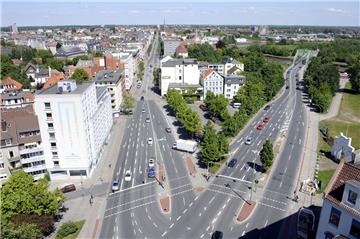Eine Ampel am Freigebiet ist nach dem Blitzeinschlag am Mittwoch noch immer defekt.