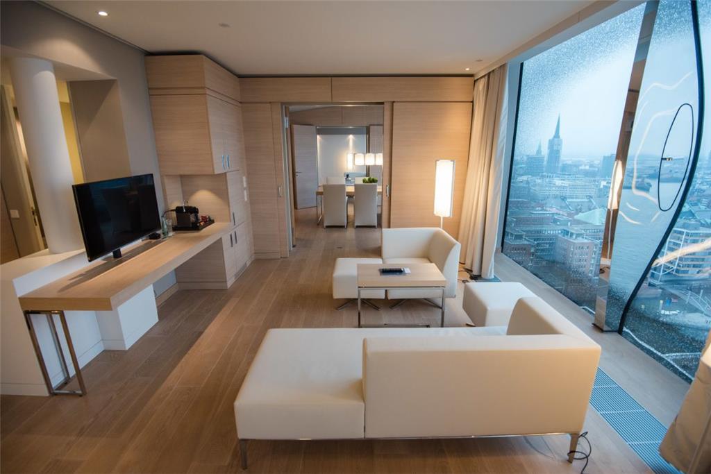 Eine Eigner-Suite im Westin Hotel. Eine Übernachtung kostet hier ab 1100 Euro aufwärts.