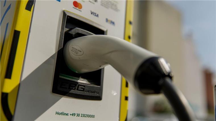 Eine Ladestation für E-Autos.