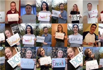 Eine nette Geste zum bevorstehenden Osterfest hat sich die evangelische Jugend der St.-Viti-Kirchengemeinde Zeven einfallen lassen. Sie hat eine Bildercollage mit guten Wünschen zum Osterfest erstellt.