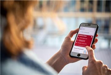 Corona-App zeigt rote Meldung
