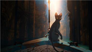Eine schwarze Katze ist die Hauptfigur in dem Film „Flow“. In ihm geht es vor allem um Zusammenhalt.