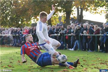 Verletzung beim Fußballspiel