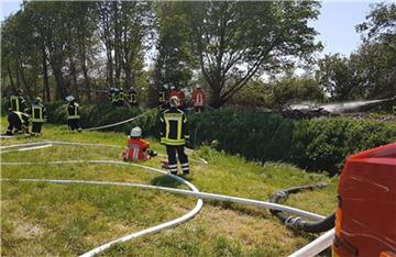 Einsatz für die Feuerwehr am Apeler See.
