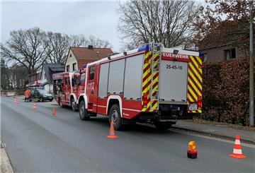 Einsatz für die Ortsfeuerwehr Spaden bei einem Schornsteinbrand.