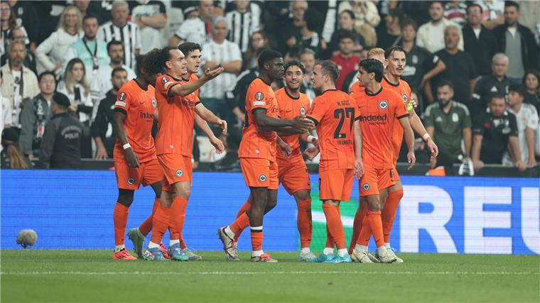 Eintracht Frankfurt hat das Europa-League-Spiel bei Besiktas Istanbul gewonnen.