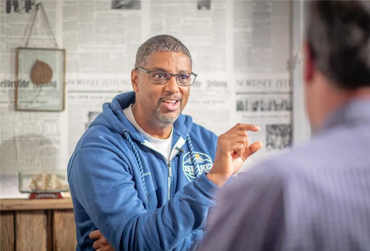 Basketball: Eisbären Bremerhaven sind in den Playoffs Eisbären-Coach Steven Key