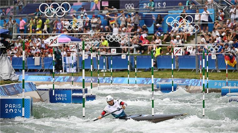 Elena Lilik zeigte einen starken Finallauf.