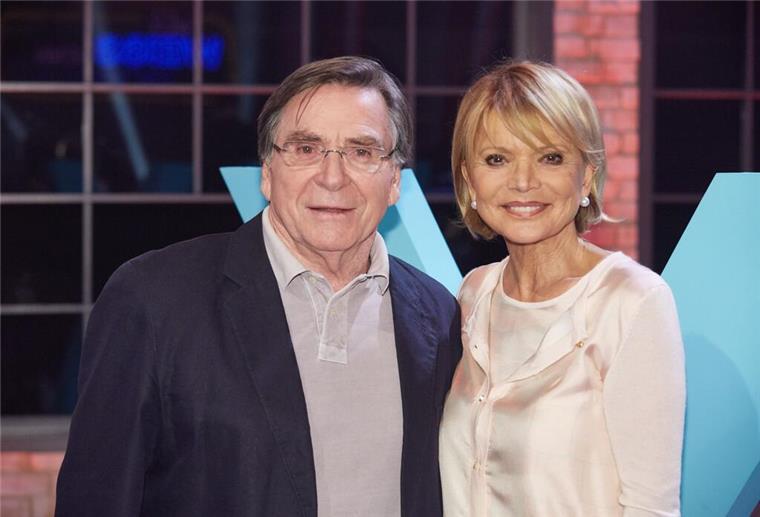 Schauspieler Elmar Wepper gestorben Elmar Wepper und Uschi Glas vor der Aufzeichnung der Quizshow „Wer weiß denn sowas? XXL“ 2016.