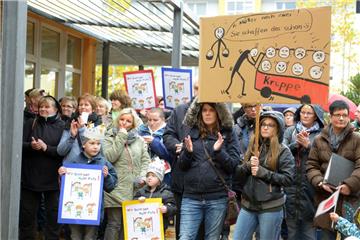 Eltern und Kinder demonstrierten vor einigen Wochen für mehr Kitaplätze.